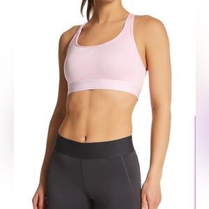 Baby pink adidas sports bra
